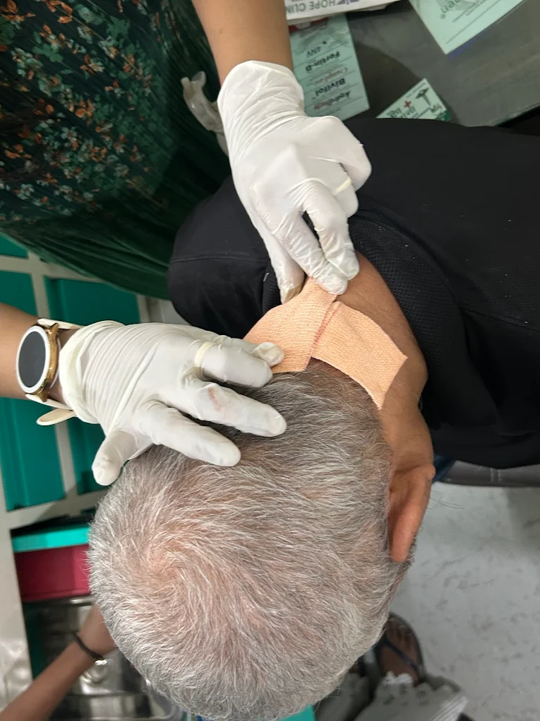 Patient at Hope Clinic